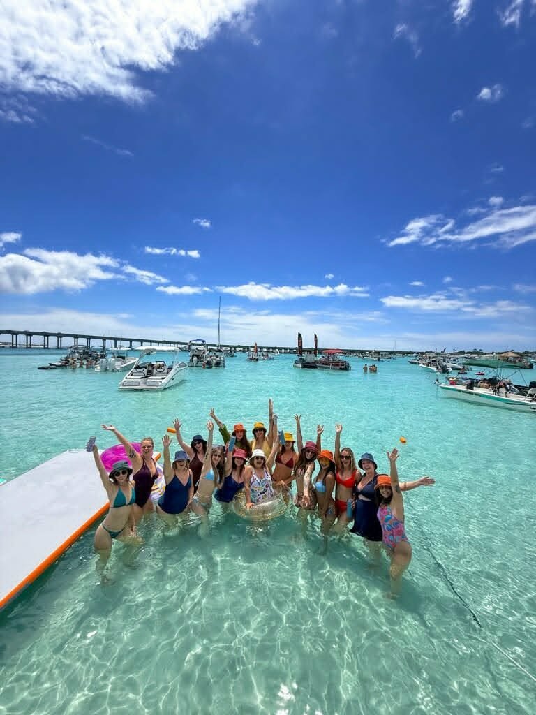 Destin Boat Rentals at Crab Island Bikkini Bottom